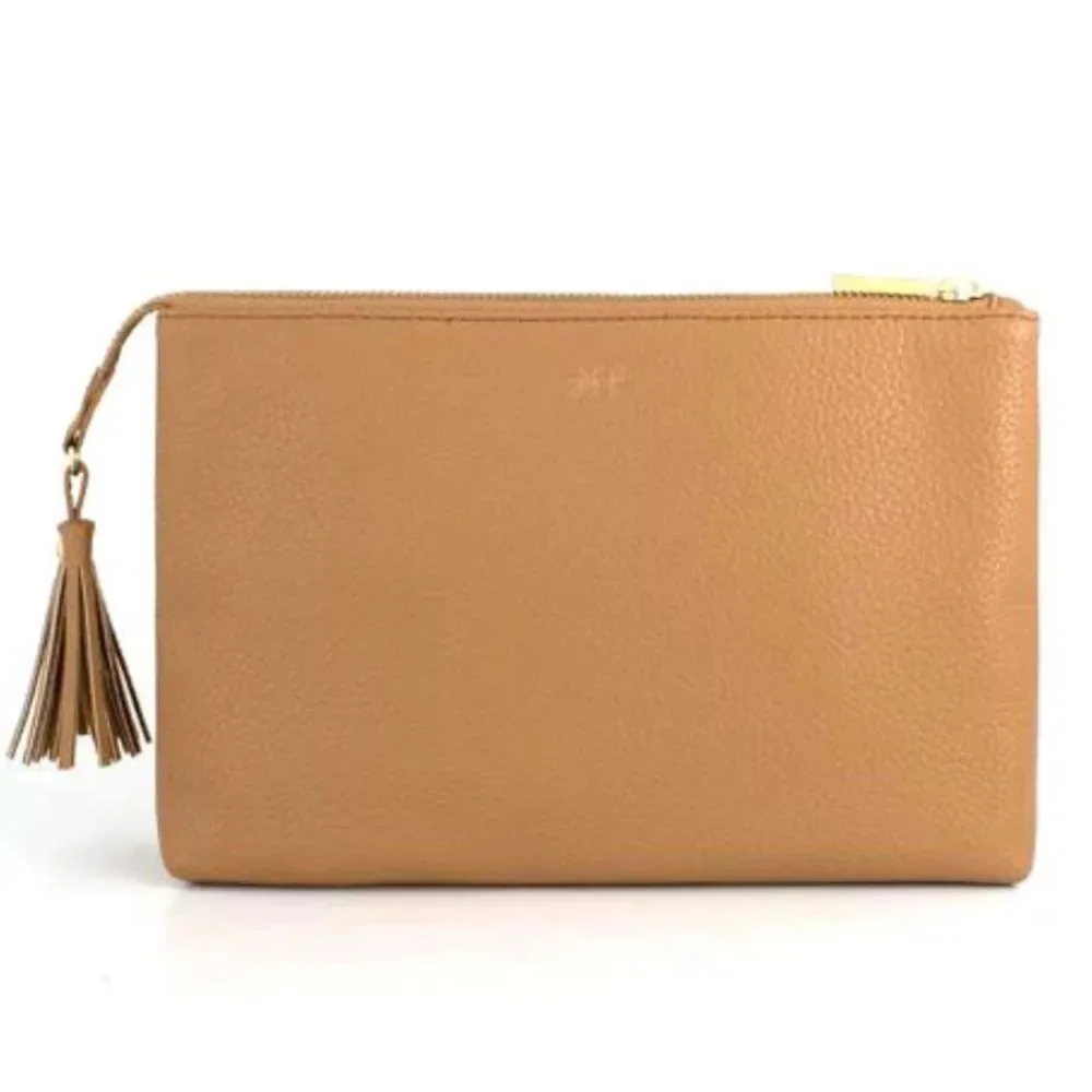 98. FRESHLY PICKED classic zip pouch butterscotch